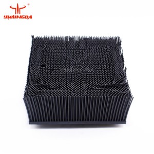 Bristle Block For Shima Seiki Black Plastic Brushes For Textile Auto Cutter