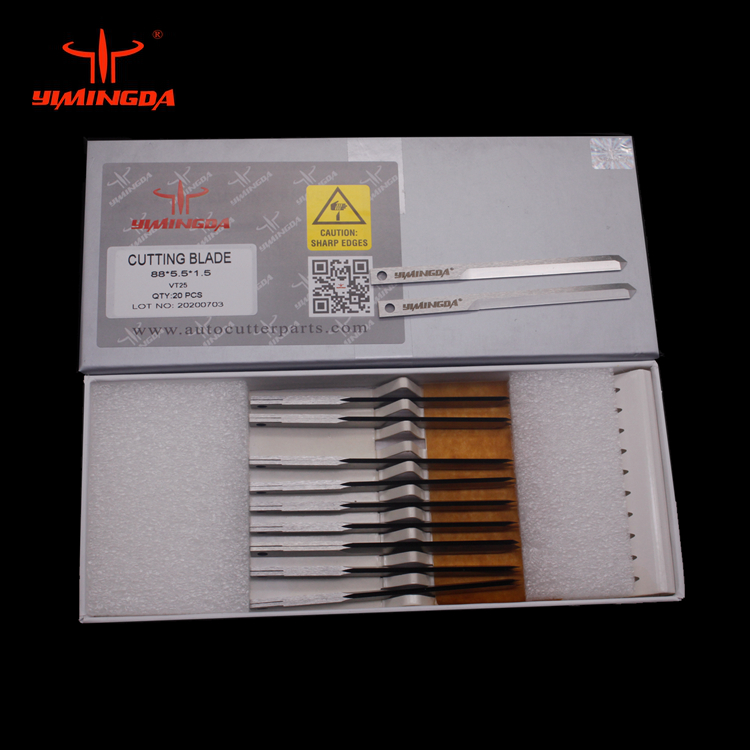 Vector 2500 FX 88×5.5×1.5 Cutter Knife Blades For Lerctra , Spare Parts Manufactured In China