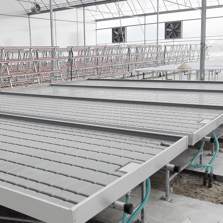 Adjustable Greenhouse Rolling Benches Ebb And Flow Table