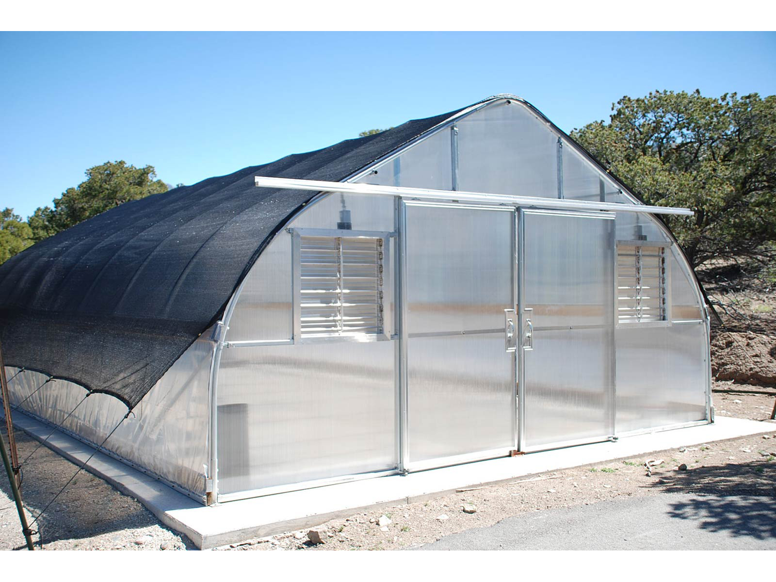 plastic film tunnel greenhouse