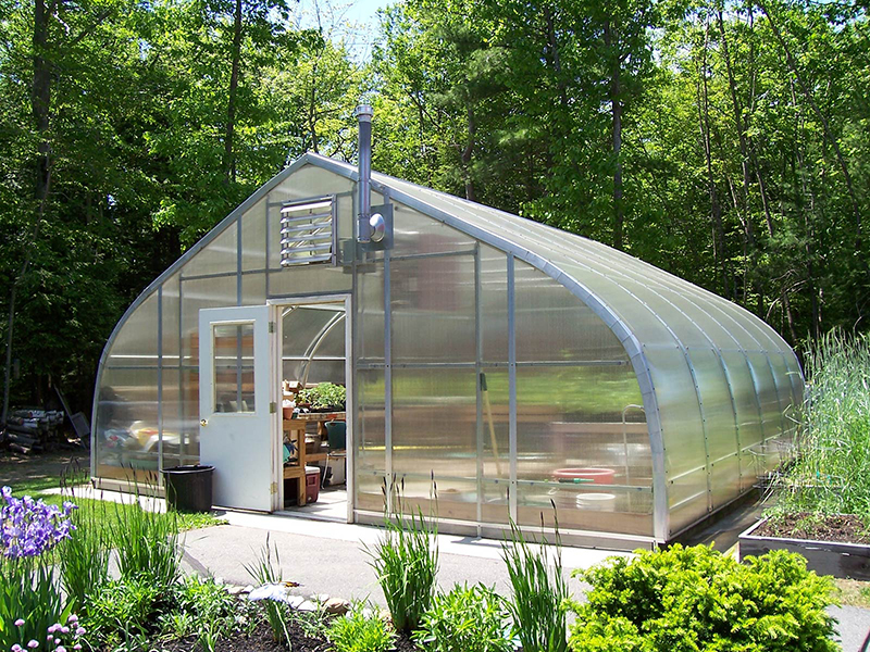 OEM снабдување Кина соларна енергија Пластика / поликарбонатна стаклена градина за градина / цвет / зеленчук-PTG010
