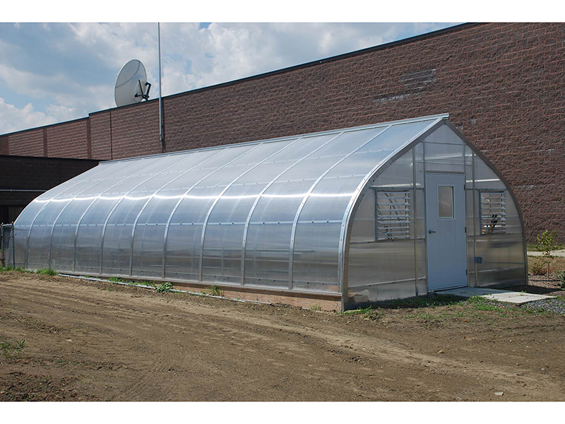 Good quality China 2021 Top Selling Wide Span Tomato Tunnel Commercial Greenhouse With Rolling Bench-PTG007