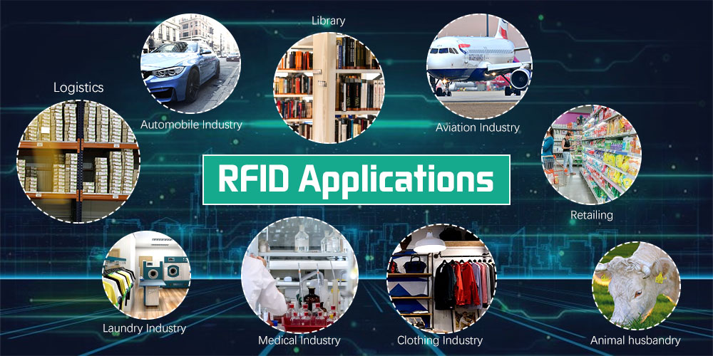 RFID의 주요 응용 분야: