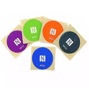 13.56MHz Writable Rewritable 1/2″ RFID NFC Label Sticker NFC Poster Label sticker manufacture