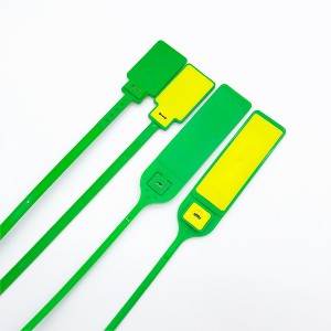 Étiquettes de cravate de câble UHF RFID jetables, vente en gros, personnalisées, 868-960Mhz, du fabricant chinois