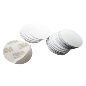 Custom Dia30mm Fudan chip Rfid Nfc Anti-metal PVC tokens used for tracking