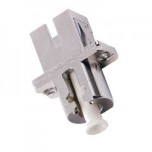 Famel to Kāne Hybrid ST Female-LC Male Simplex Metal Adapter