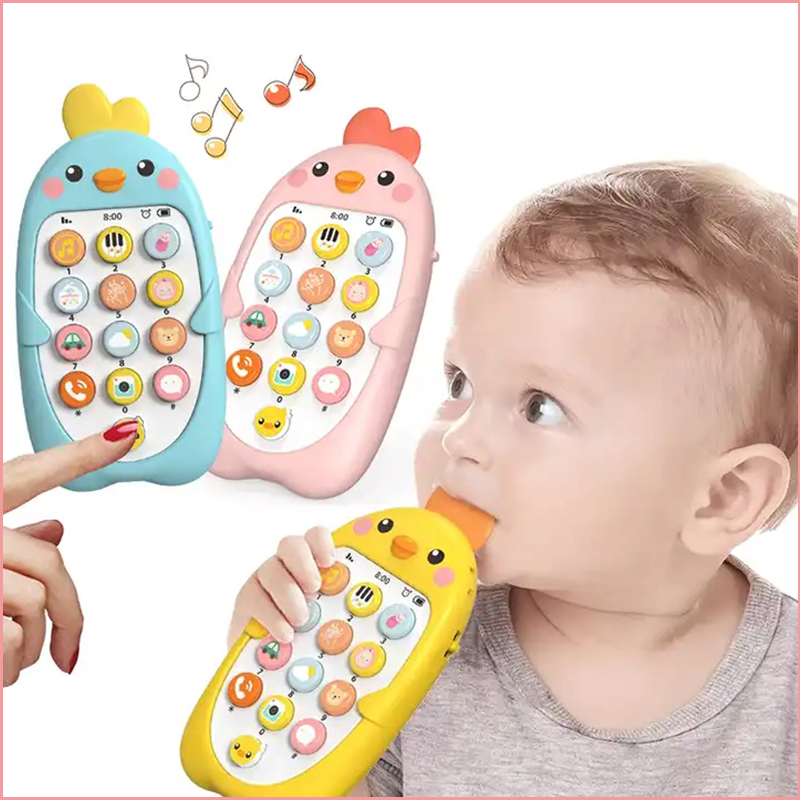 Cartoon Chicken Toy Cellphone: Fun and Interactive Cell for Kids
