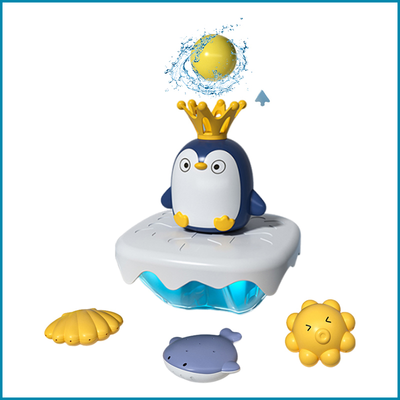 Iceberg Penguin Electric Water Jet Toy – Rolig och underhållande vattenleksak