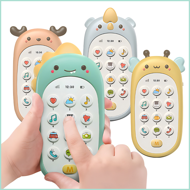 영어와 중국어를 배우는 어린이를 위한 이중 언어 휴대폰 장난감