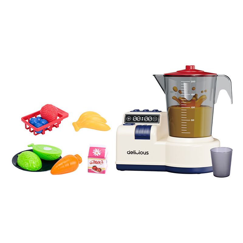 Simulated Juice Making Machine Acousto-Optic Kitchen Toys Juicer for Kids Pretend Play