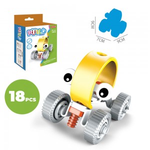 Parafuso diy inteligente montar brinquedos haste plástico desenvolvendo blocos de construção de modelo flexível para crianças