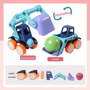 40/80/120GAB 3D magnētu būvinženieru kravas automašīnu komplekts bērniem STEM izglītojošs nūju un bumbiņu magnētisko bloku rotaļlietas bērniem
