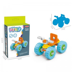 STEM Sgriubha Seanadh Kit Cruthachail DIY bàta itealain càr Tricycle mòr-reic prìs Kids Block Toys Toys for Custom