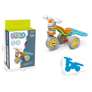 KÖK Vida Montaj Kiti Yaratıcı DIY Tekne Uçak Araba Üç Tekerlekli Bisiklet Toptan Fiyat Çocuklar Yapı blok oyuncakları Özel