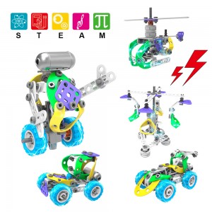 109 STKS B/O Flexibele Bouwen en Spelen Kit 5 Modellen In 1 DIY 3D Puzzel Educatief Bouwsteenspeelgoed voor Kinderen