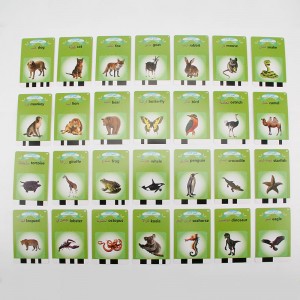 Oanpaste Arabysk-Ingelske Sight Words Talking Flash Cards Educational Toy Learning Machine 112PCS Kid Elektroanyske kognitive kaarten