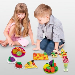 Aṣa Awọn ọmọde Montessori Educational Farm Clay Tool Mold Kit Ọmọde ti oye DIY Dough Toy fun Awọn ọmọde