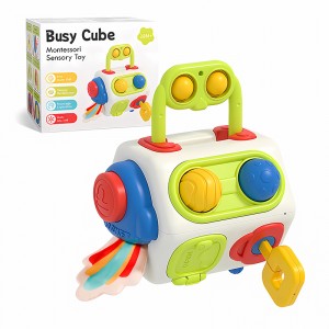 Toddler Educational Bikrija Irregolari Octahedron Ġugarell Trabi Multipurpose Attività Ċentru Montessori Baby Sensory Attività Kubu