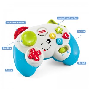 Imikute sensoorset stimuleerimist arendavad mänguasjad Teesklevad videomängu Montessori harivad imikute ja väikelaste mänguasjad valguse ja muusikaga