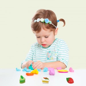 Pueri Art et Craft Non Toxicus Plasticine Mold Kit Kids Educational DIY Color Clay Tool Party Birthday Cake Play Massam Set