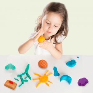 Anak-anak Pendidikan Lucu Hamburger Tanah Liat Model Set Lempung DIY Berwarna Plasticine Plastik Cutter Roller Alat Anak-anak Play Dough Toy