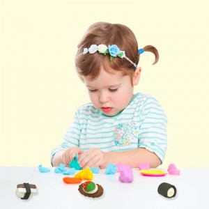 4 boje rucno rađeni komplet od plastelina kreativni set od gline za modeliranje sušija DIY igračke Plastelin za djecu Intelektualni set igračaka od tijesta