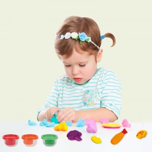 Детски симулиращи игри Направи си сам обяд Глина и инструменти за моделиране на храна Комплект играчки Нетоксичен цветен пластилин Образователен комплект тесто за игра за деца