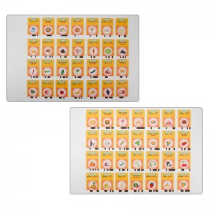 Cartões flash bilíngues personalizados em francês-inglês, 112 peças, 224 conteúdos, palavras de visão, máquina de aprendizagem infantil, brinquedo montessori