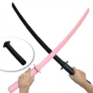 Simulation 3D Printing Retractable Samurai Toy Knife Long Blade Assassin Knife Cosplay Prop Katana Telescoping Gravity Sword Toy