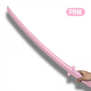ការក្លែងធ្វើ 3D Printing Retractable Samurai Toy Knife Long Blade Assassin Knife Cosplay Prop Katana Telescoping Gravity Sword Toy
