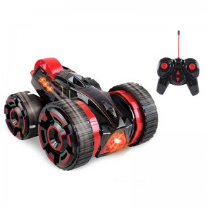 Kids Boys Gift 6-channel 6 Vehicle-controlled Vehicle 360 ​​Degrees Rotation Double-Sided Rc Stunt Car Toy with Light