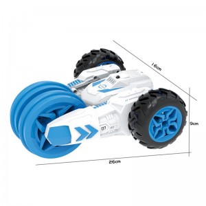 የልጆች የጌጥ አብርሆት Flip Stunt Car 360 Degree Rotation Auto Toys 2.4Ghz የርቀት መቆጣጠሪያ Flip Stunt RC መኪና