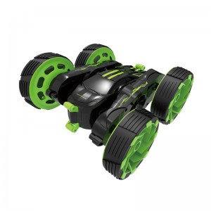 360 Degrees Rotation 6CH Electric Rc Stunt Vehicle Rechargeable Remote Control Stunt Flip Car toy for Kids