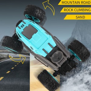 2.4GHz sterke macht op ôfstânsbetsjinning off-road klimmen auto boartersguod Multi Terrain fleksibel rinnende RC Rock Crawler foar bern