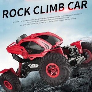 Jucării cu mașină de alpinism RC rezistentă la șoc, în aer liber, în mod flexibil, traversarea obstacolelor, vehicule de teren, telecomandă, mașini cu șenile pentru băieți