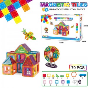Wholesale 3D Magnetic Tiles Toys Building Block Set Fine Motor Skills Training