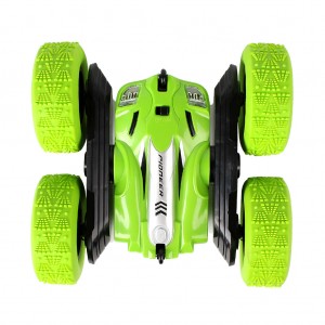 Double Sided Stunt RC Car 360 Degree Rotation Remote Control Flip Stunt Car Toys for Kids