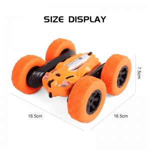 Mașină RC cascadorie cu două fețe Rotație de 360 ​​de grade Telecomandă Flip Stunt Car Jucării pentru copii