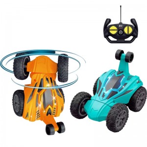 Remote Control Rolling Drift Stunt Vehicle Outdoor Indoor 360 Degrees Rotating Flip Rc Stunt Car For Kids