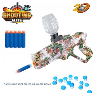 Utomhusaktiviteter Lagspel Elektrisk Soft Bullet Blaster Pistol Fun Water Beads Shooting Gun Leksaker för barn Pojkar och flickor