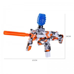 Elektrinis MP7 minkštųjų kulkų pistoleto žaislas lauko užsiėmimai Žaidimas su baterijomis veikiantis gelio rutulys, išmetantis pistoletą, vandens karoliukai, sprogdinimo ginklo žaislas