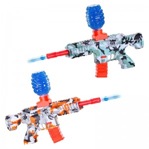 Camouflage Design Elektryske Automatyske Gel Ball Blaster M416 Water Beads Toy Gun foar bern en folwoeksenen
