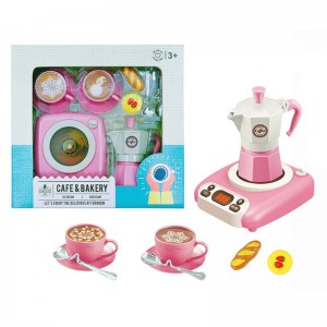 Acousto-Optic Spray Induction Cooker Coffee Toy Set Pretend Play Afternoon Tea Toy Kit