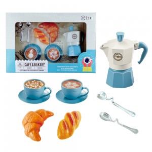 Coffee Pot Coffee Cup Set Toy Educational Interactive Barista Role Play Game