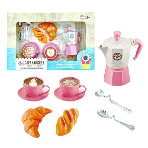 Coffee Pot Coffee Cup Set Toy Educational Interactive Barista Role Play Game