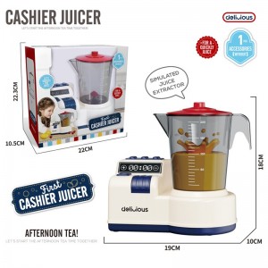 Simulated Juice Making Machine Acousto-Optic Kitchen Toys Juicer for Kids Pretend Play