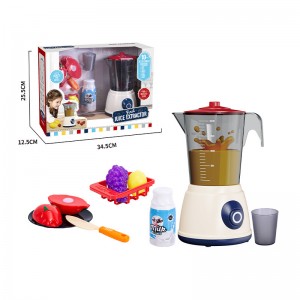 Kids Play House Juicer Toy Set Funny Fruits Cutting & Juice Making Pretend Play Kitchen Game ﻿