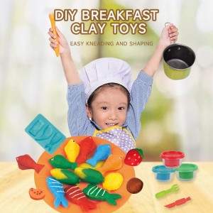 Kids Safe Intelligent DIY Air Dry Plastisin Set Mainan Tanah Liat Lembut Kanak-kanak Permodelan Pendidikan Awal Kanak-kanak Main Doh dengan Alat