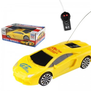 Grosir Murah Mainan Mobil Kontrol Radio 2-Channel Simulatif Juguetes Model Kendaraan Olahraga Mobil Rc 1/24 untuk Anak-anak Laki-laki